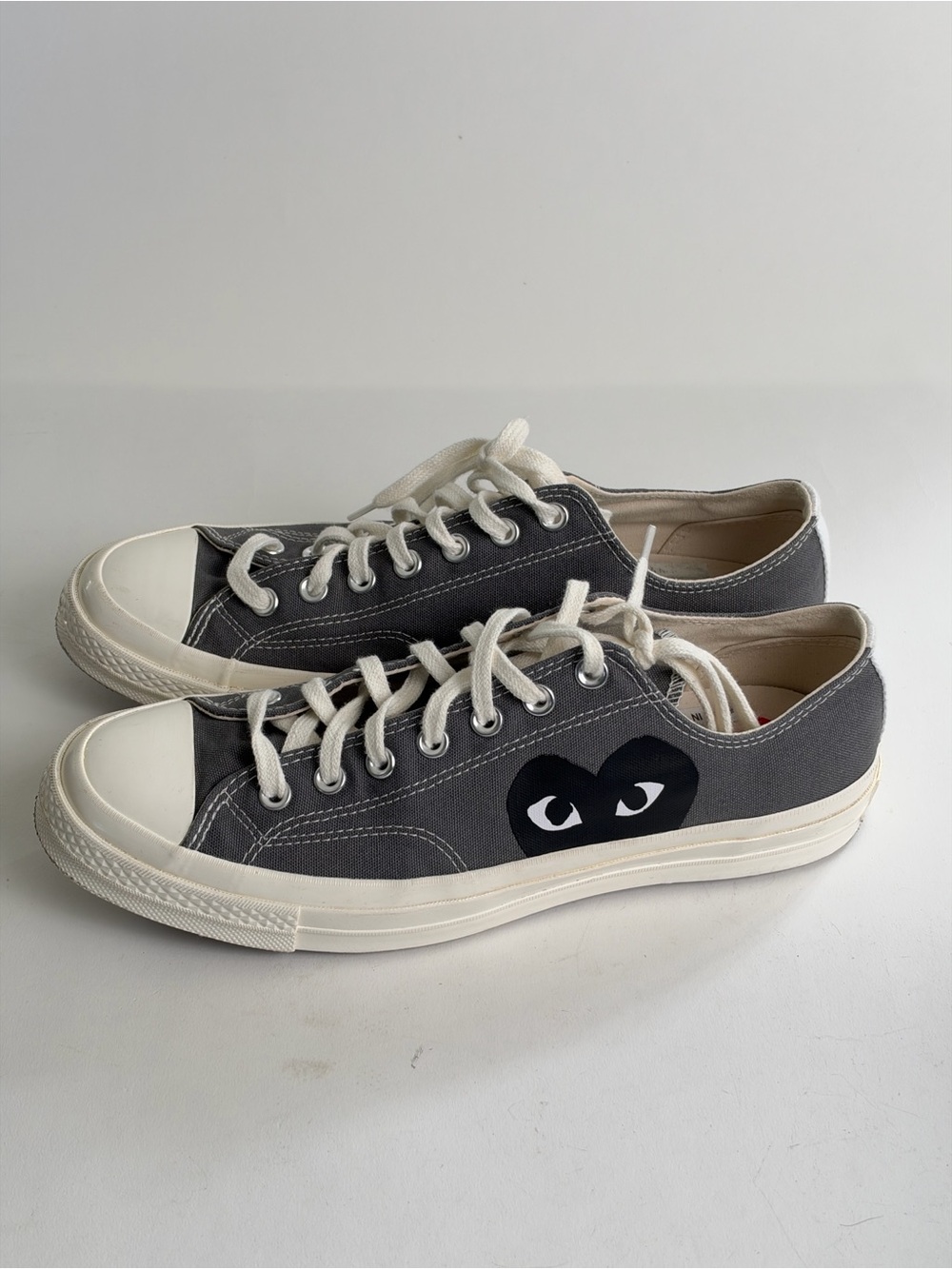 Comme des Garçons PLAY x Converse Chuck 70 Low 'Steel Gray'
